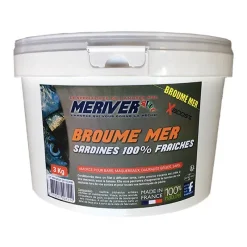 Meriver Amorce Broumé Mer Sardine 1% - Xboost