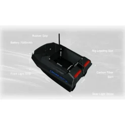 Rippton Bateau Amorceur Catchx Mini Gps