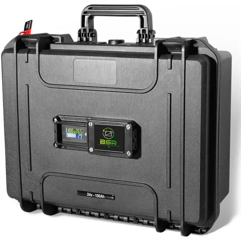 Batterie Lithium Bsr Eco Lifepo4 24V100 Amp