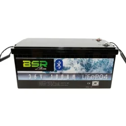 BSR Batterie Lithium Monobloc Lifepo4 36V100ah + Chargeur Non Étanche 10A