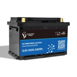 Ultimatron Batterie Lithium Lifepo4 Smart Bms 12.8V 100Ah