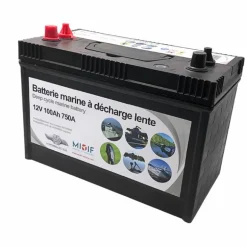 Batterie Marine Haswing 12V 100Ah 750A Haswing Double Bornes