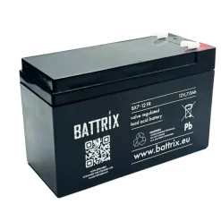 Battrix Batterie Étanche 12V 7Ah Pour Sondeur