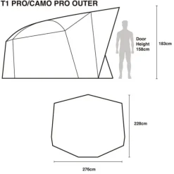 Bivvy Nash Titan T1 Camo Pro - 1 Place