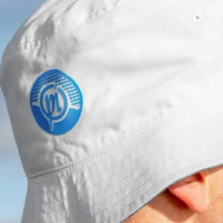 Bob Preston Innovations Bucket Hat Réversible - Bleu/Blanc