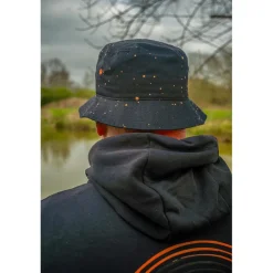 Bob Sonubaits Bucket Hat Réversible - Noir/Orange