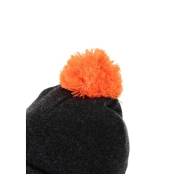 Fox Bonnet Collection Bobble Hat - Noir