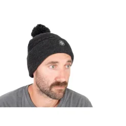 Fox Matrix Bonnet Grey Sherpa Bobble Hat - Gris