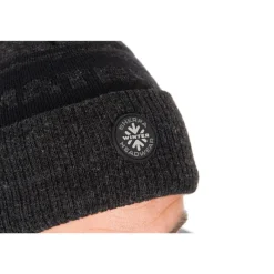 Fox Matrix Bonnet Grey Sherpa Bobble Hat - Gris