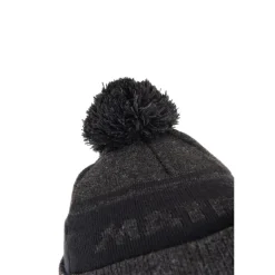 Fox Matrix Bonnet Grey Sherpa Bobble Hat - Gris