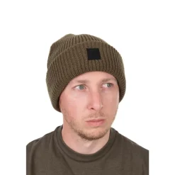 Fox Bonnet Merino Blend Beanie - Olive