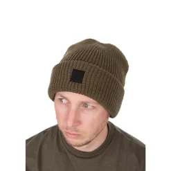 Fox Bonnet Merino Blend Beanie - Olive