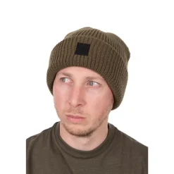 Fox Bonnet Merino Blend Beanie - Olive