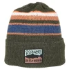 Vision Bonnet Homme Merino Beanie Stripe - Kaki