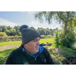 Preston Innovations Bonnet Marled Bobble - Bleu