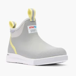 Xtratuf Bottes Femme Wmns Ankle Deck Boot Sport - Gris/Jaune