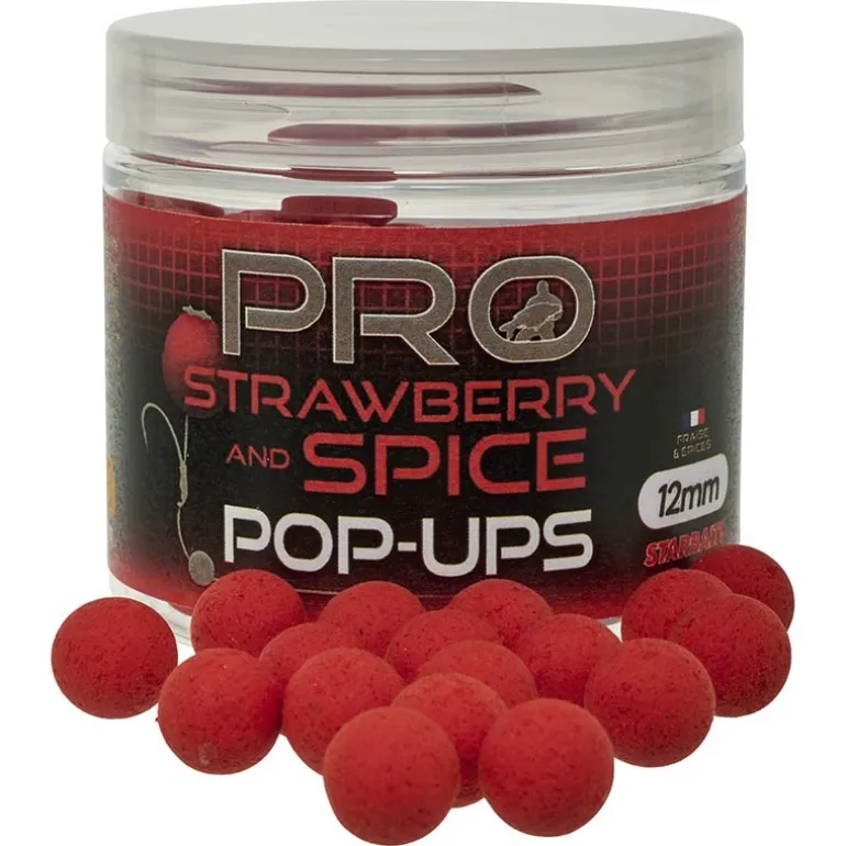 Bouillette Flottante Starbaits Pro Strawberry Spice Pop Up