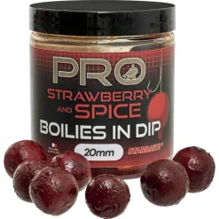 Starbaits Bouillette Trempée Probiotic Boilies In Dip Strawberry Spice