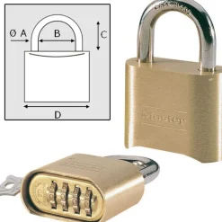 Master Lock Cadenas A Combinaison