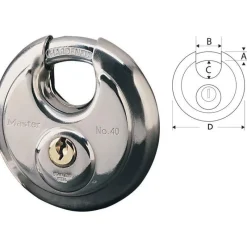 Master Lock Cadenas Disque