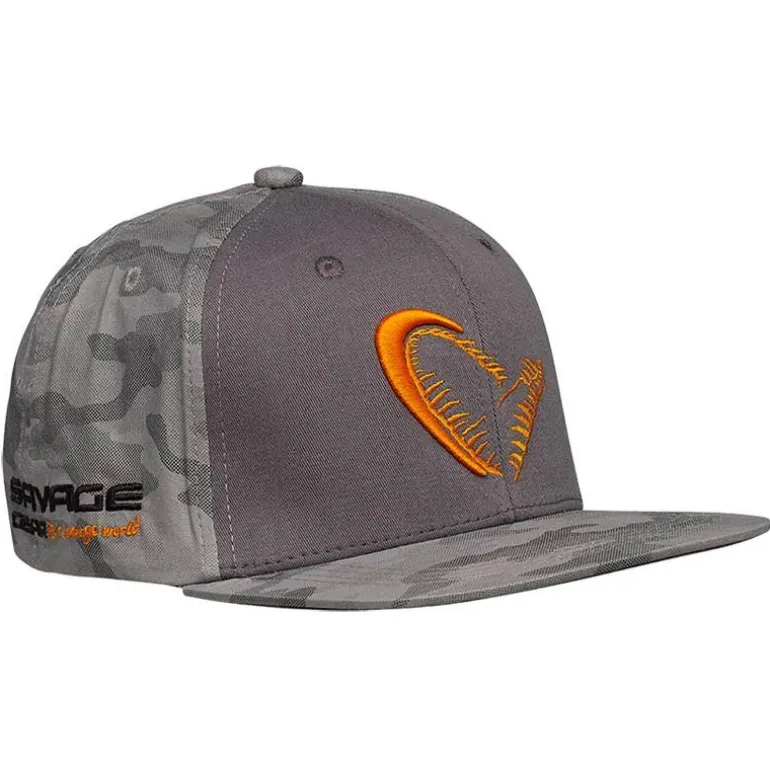 Casquette Homme Savage Gear Flex Fit Camo Cap - Camo/Gris