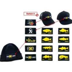 Casquette Homme À Scratch Fishxplorer Trucker - Noir