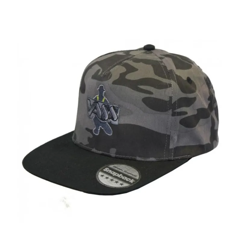 Vass Casquette Homme Camouflage Snapback Cap - Camou/Noir