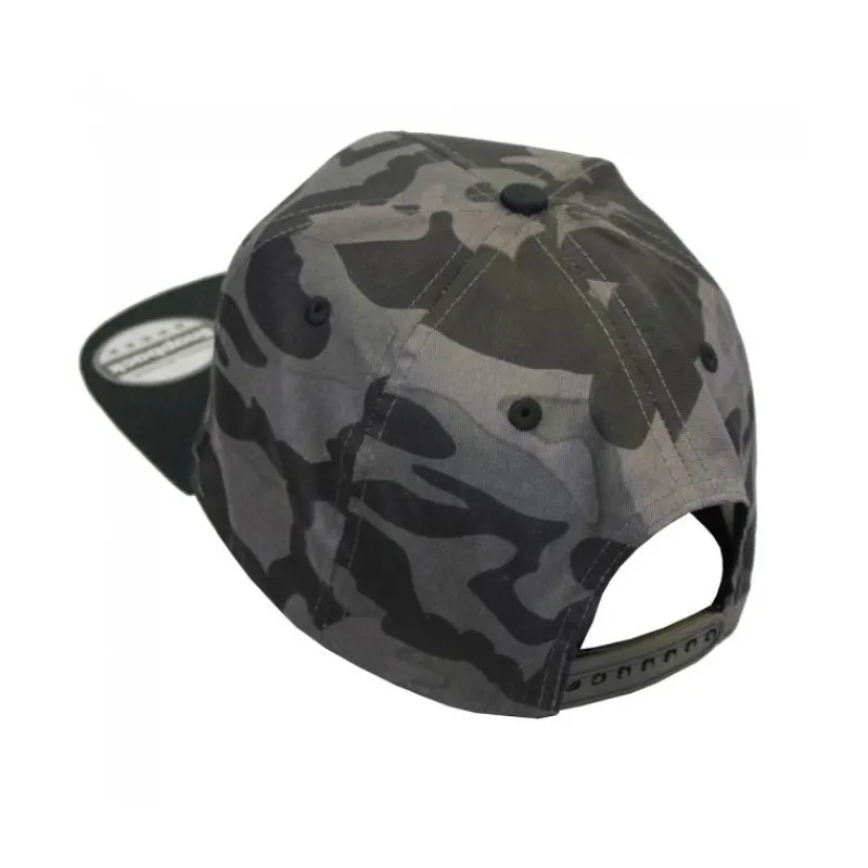 Vass Casquette Homme Camouflage Snapback Cap - Camou/Noir