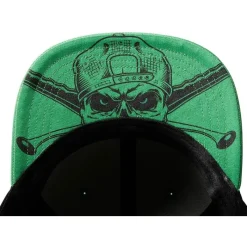 MadCat Casquette Skull Flatbill Cap - Noir/Vert