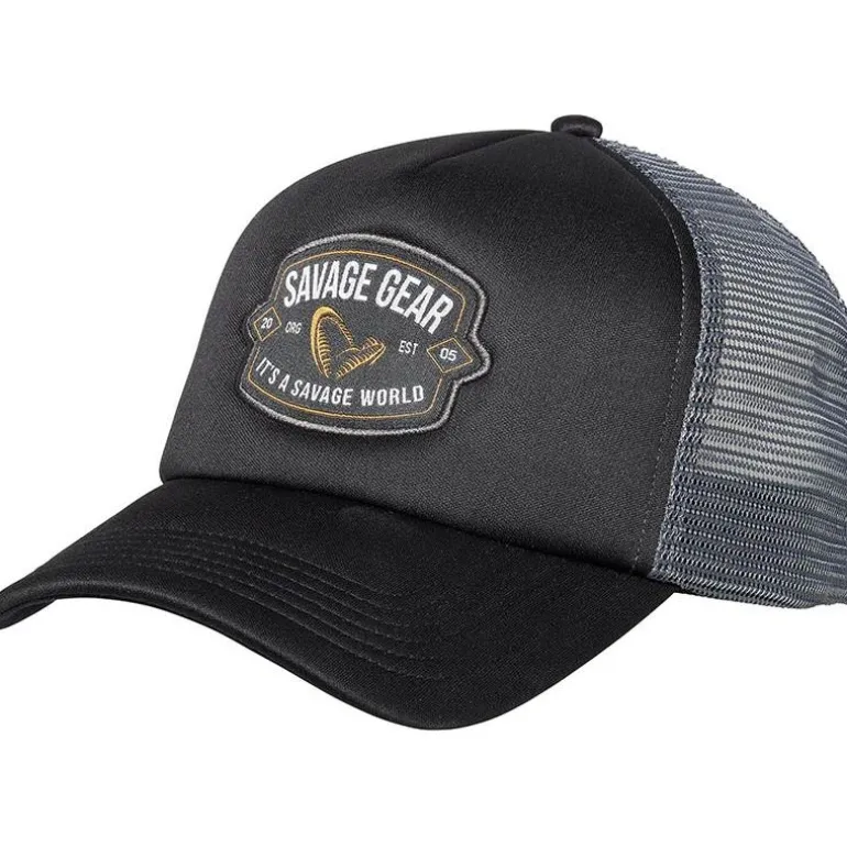 Casquette Savage Gear Badge Trucker Cap Black