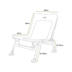 Korum Chaise Supa Lite Stretch Wide