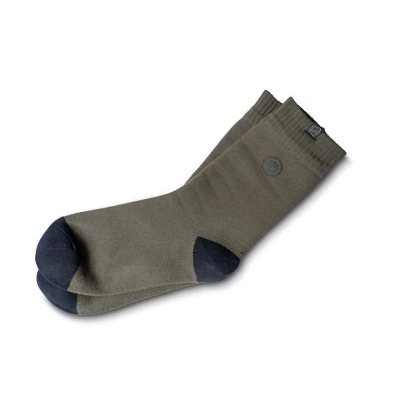 Nash Chaussettes Homme Zero Tolerance Waterproof - Kaki/Noir