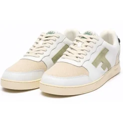 Sensas Chaussures Homme Faguo Hazel - Blanc/Kaki Clair