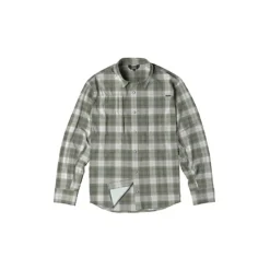 Orvis Chemise Manches Longues Homme Pro Stretch Ls Shirt - Carreaux Vert/Blanc
