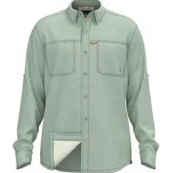 Orvis Chemise Manches Longues Homme Open Air Caster Shirt - Vert