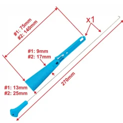 Garbolino Cône Pour Élastique Cone & Extracteur