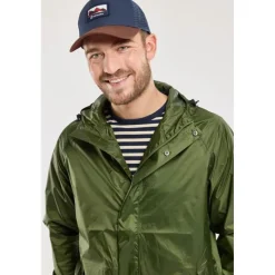 Bermudes Coupe Vent Homme Noroit 2 Impermeable - Kaki