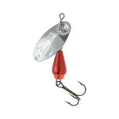 Mepps Cuiller Tournante Xd Platinium Argent Rouge