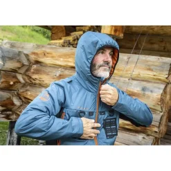 Doudoune Homme Devaux Rift'fly - Orange/Bleu