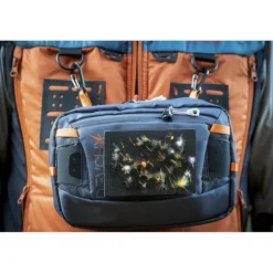 Doudoune Homme Devaux Trek'fly - Orange/Bleu