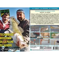Vidéotel Dvd - Techniques Modernes De La Peche Du Sandre Avec Laurent Jauffret Et Marc Dupuy