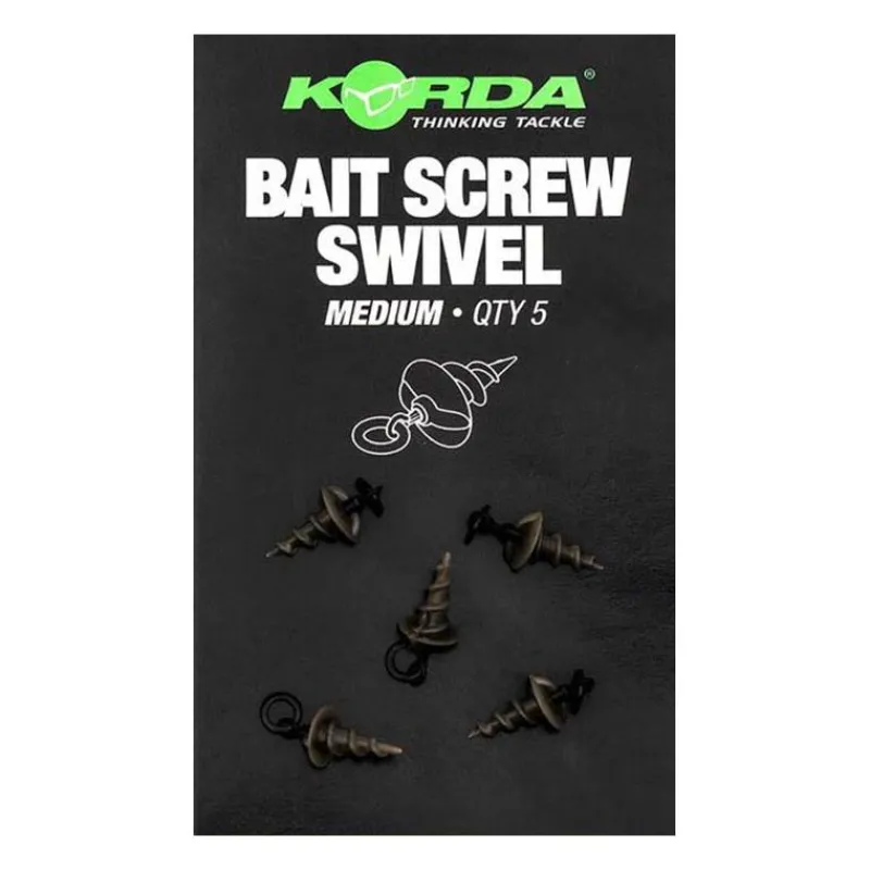 Korda Emerillon Micro Ring Swivel Bait Screw