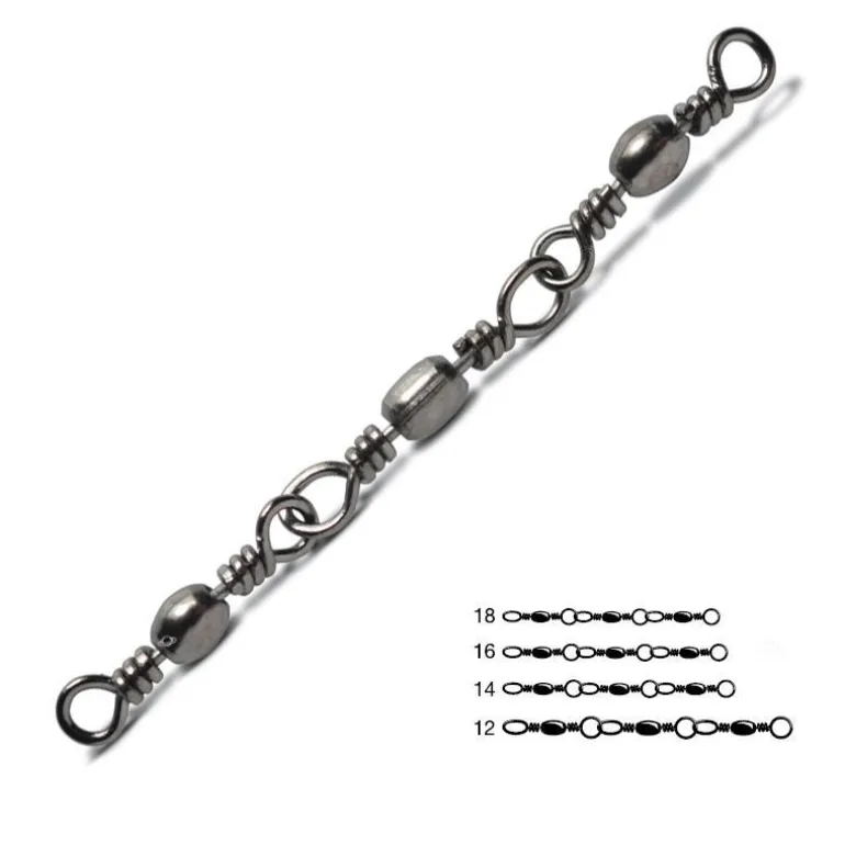 Emerillon Vmc Baril Noir Raccorde 3544 Bk - Par 4