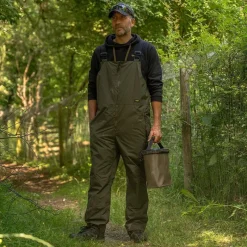 Avid Carp Ensemble Veste Et Salopette Homme Revolve Waterproof Suit - Kaki