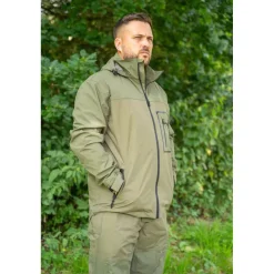 Korum Ensemble Veste Et Salopette Homme Superseal Waterproof - Kaki