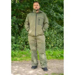 Korum Ensemble Veste Et Salopette Homme Superseal Waterproof - Kaki
