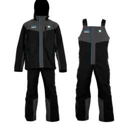 Ensemble Veste Et Salopette Homme Preston Innovations Df Lite Suit - Noir/Gris
