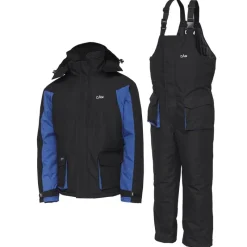 DAM Ensemble Veste Et Salopette Homme O.T.T. Thermal Suit - Noir/Bleu
