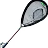 Pafex Epuisette Mouche Flynet Manche Carbone Rouge - Filet Fin Tete De 5Cm