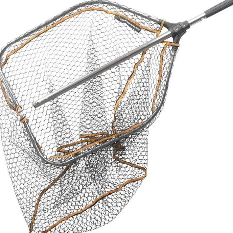 Epuisette Savage Gear Pro Folding Rubber Large Mesh Landing Net